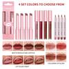 Lipliner&Lipstick Lip Gloss Set 3pcs/set Waterproof Long Lasting Lip Makeup Matte Travel Mini Set Women's Makeup Cosmetics