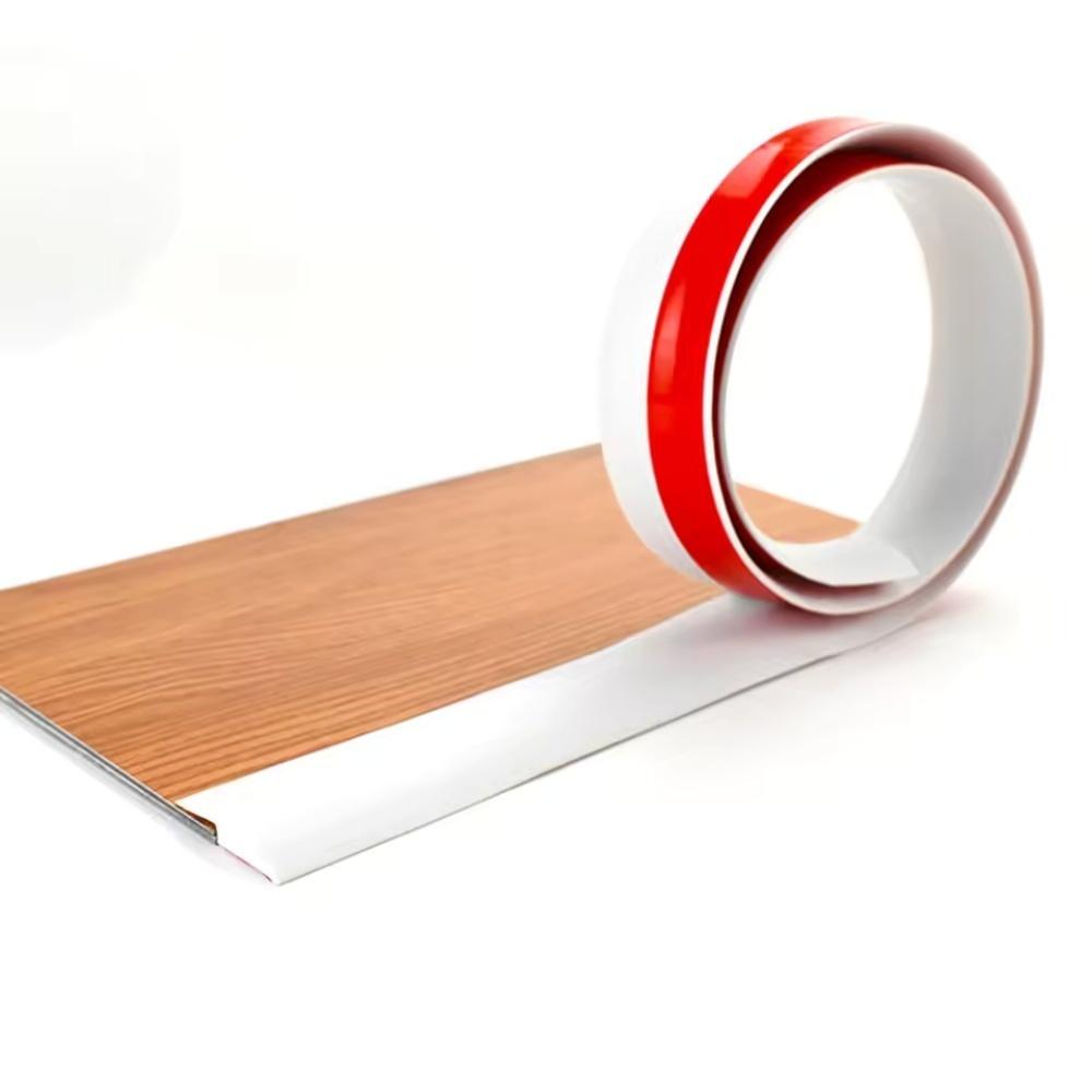 

1pc 118.11inX1.18in Floor Transition Strip SelfAdhesive Flat Laminate Floor Cover Strip Wide Transition Edge Strip PVC 3metersX3cm белый