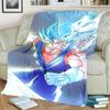Soft Flannel Print Blanket Dragon Ball! Warm for Bedrooms, Sofas, Beds, Chairs, Picnics, Travel