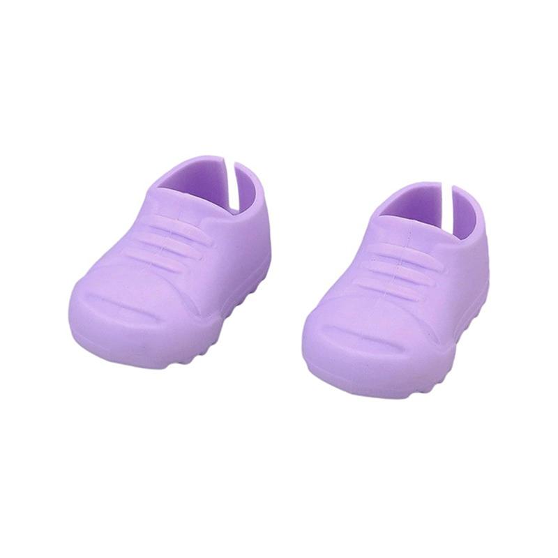 15/17cm Boty pro panenky Plastové mini boty pro panenky Mini prstové boty Oděvní doplněk pro 6,9palcové panenky Slepá krabička panenka