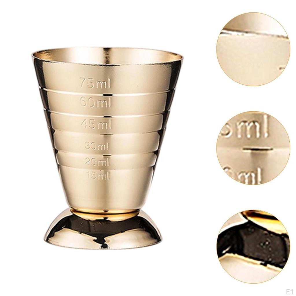 75ml Stainless Steel Cocktail Measure for Bar And Kitchen