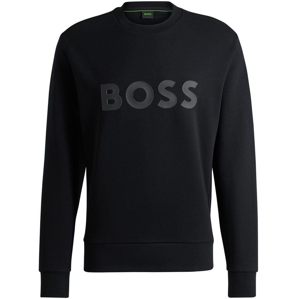 Boss Mens Wordmark Crew Neck Sweatshirt