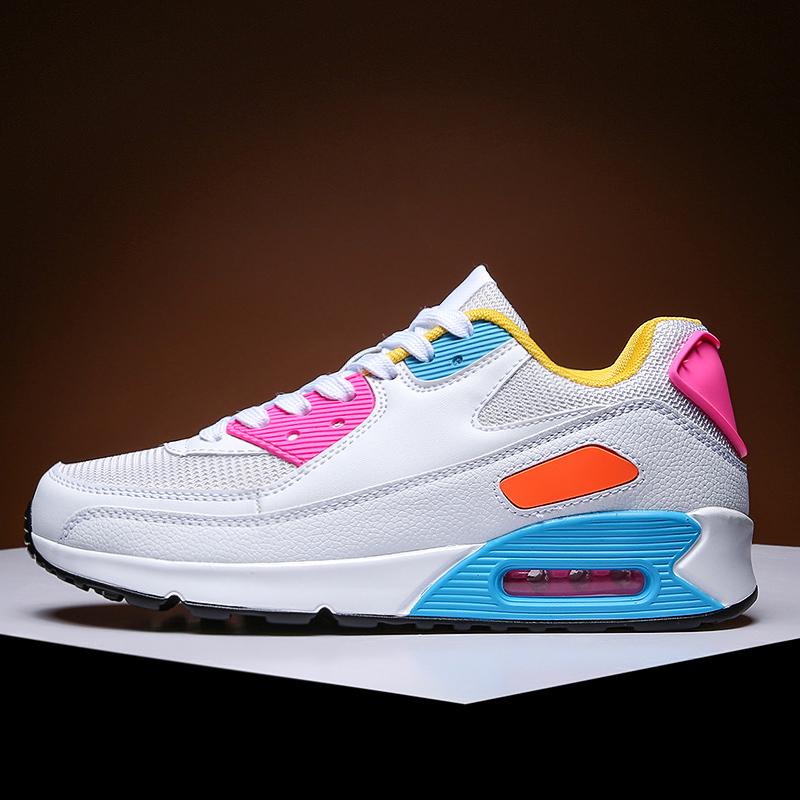 2022 Scarpe Casual da Uomo Moda Sneakers Maschili Cuscino d'Aria Traspiranti Scarpe Sportive da Corsa Bianche Scarpe Sportive da Donna Outdoor con Lacci