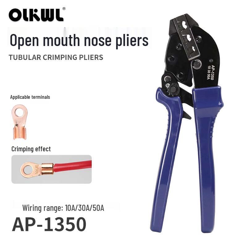 Wali U-Shaped Open Copper Terminal Crimping Pliers 1 Piece