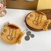 Girl'S New Taiyaki Cute Cartoon Plush Small Coin Purse Lipstick Bag Coin Bag Ideal Choice For Gifts