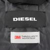Diesel DIESEL 3M THINSULATE Nylon Hooded Quilted Coat for Women, Black, M Coat M blackUsed