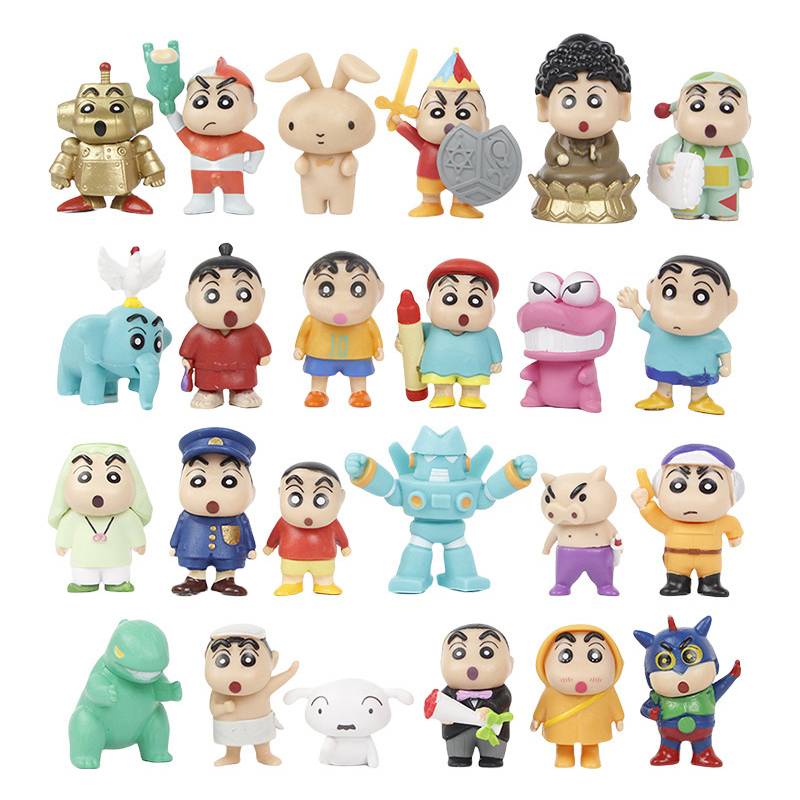 Chan Shin Crayon Doll Toy Model Decoration Animation Cartoon Pvc Material Gift