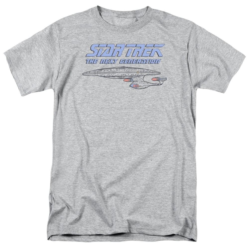Star Trek The Next Generation Distressed Tng CBS Licensed Adult T-Shirt S