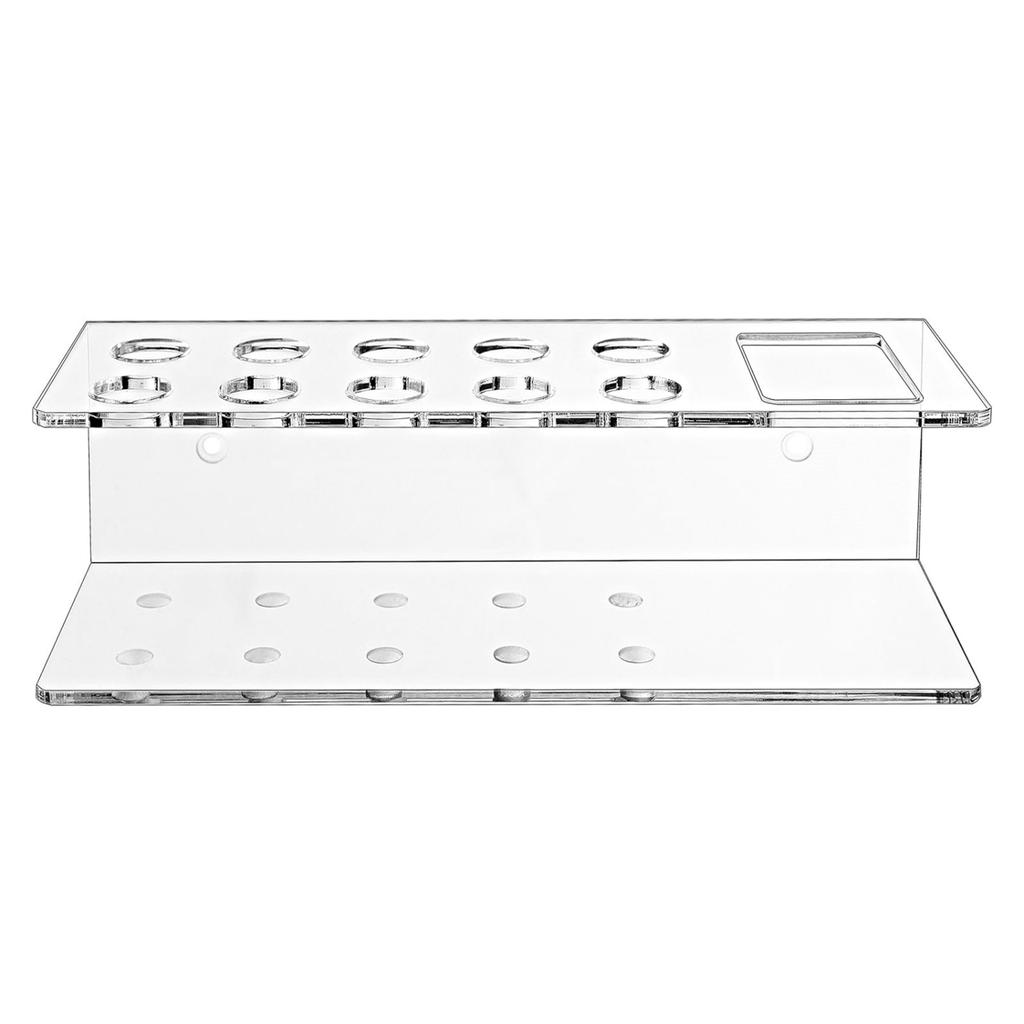 Acryl Wand Trocken abwischbarer Markerständer Wandmontierter Stifthalter Bürozubehör Aufbewahrungsregal Schreibwarenhalter