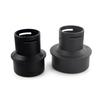 42to60mm 42to75mm Converter + T or Flat Connector Diesel Heater Air Duct Ducting Black For Car Truck VAN Camper