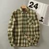 Factory Leftover Stock Casual Washed Long Sleeve Shirt