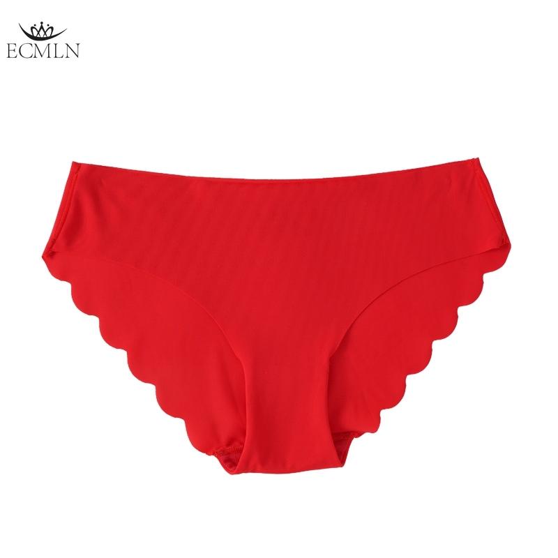 Braguitas sin costuras para mujer Ropa interior ultrafina Comodidad Íntimos Lencería sexy Talla grande Tiro bajo Calzoncillos para mujer