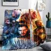 1 Peça Manta de Flanela com Estampa de Game of Thrones, Alta qualidade Confortável para Todas as Estações, Decoração de Casa, Calor e Conforto, Perfeita para Presentes