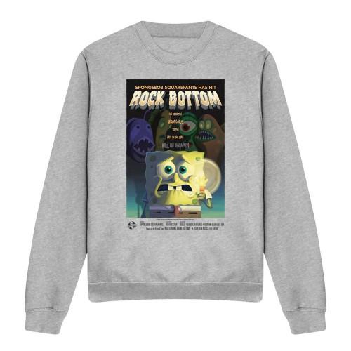 SpongeBob SquarePants Unisex Adult Rock Bottom Sweatshirt