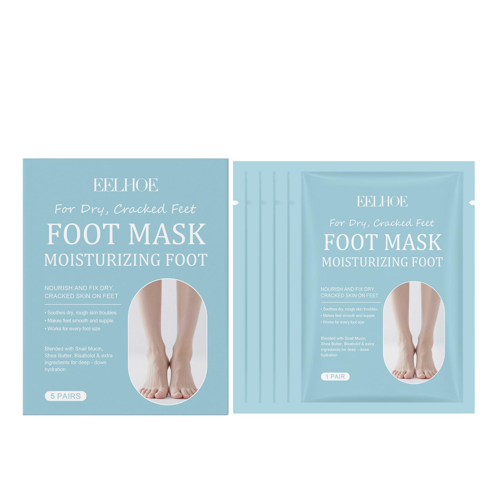 

EELHOE Renewing Moisturizing Foot Mask for Gentle Foot Care and Skin Refresh