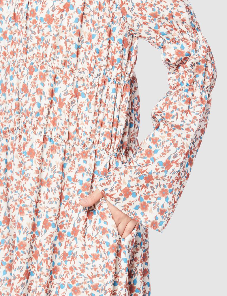 Emi Shirred Maxi Dress 13WFO221024 RED 0 Women's