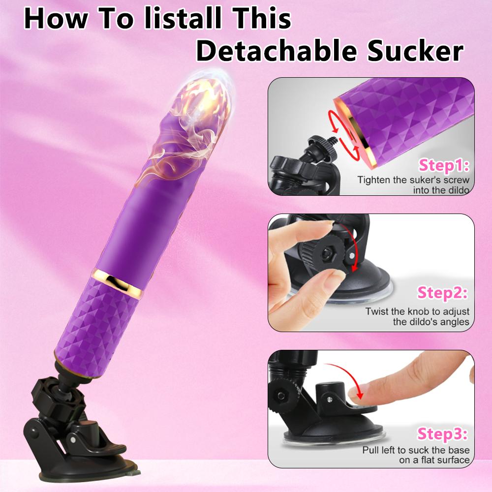 Thrust Vibration APP Control Dildo Suction Cup Vibrator G-spot Clitor Stimulation Penetration Massager Female Adult Sex Toys
