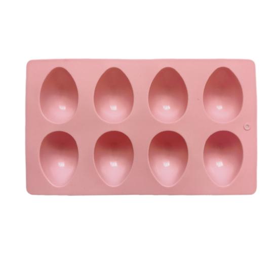 Easter Egg Silicone Mold for Baking 8 Cavity Non-Stick Chocolate Mold Freezer Oven