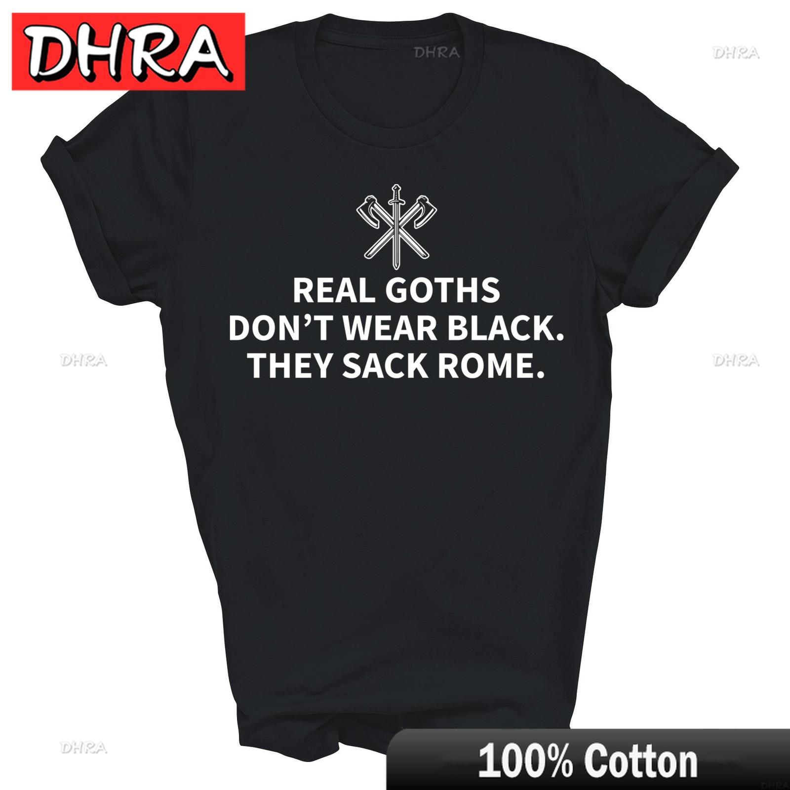 History Teacher Real Goths Sack Rome Gift in Harajuku Fashion for Women Cotton Tee T Shirts Retro Unisex Vintage Streetwear 4XL