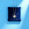 Charms Copper Fine Starfish Flower Pendant Necklace For Women Fashion Christmas Gifts Party Wedding Jewelry