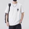 New Cartoon Printed Short T Simple Skin-friendly Short-sleeved Men's Knitted T-shirt Korean Version
