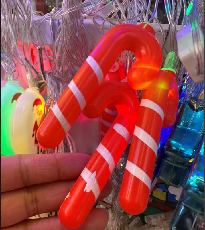 

Светодиодная рождественская елка, тростниковая гирлянда, праздничное украшение, цветная гирлянда, оптовая продажа, внутреннее атмосферное освещение 1.5m10Light