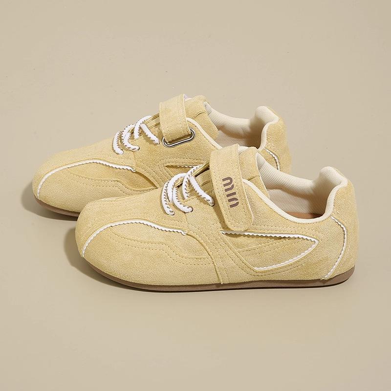 Velcro German training shoes women's 2025 summer and autumn new flat-soled Forrest Gump shoes little white shoes breathable retro casual board shoes