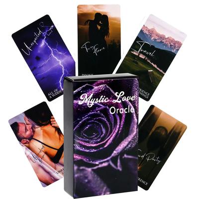Oráculo del Amor Místico Cartas Un Juego de Mesa de 79 Cartas de Tarot Fiesta Tarot Místico Herramientas de Adivinación Mesa Tarot Mazo Favor de Fiesta
