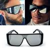 One-piece Sunglasses Men Women 2024 Luxury Brand Lunettes De Soleil Homme Vintage Oversized Sun Glasse Man Mirror Goggles