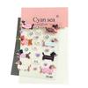 Cute Cartoon Dachshund 3D Jelly Stickers with Transparent Resin Gel Self-Adhesive Decoration for DIY Phone Cases Computers