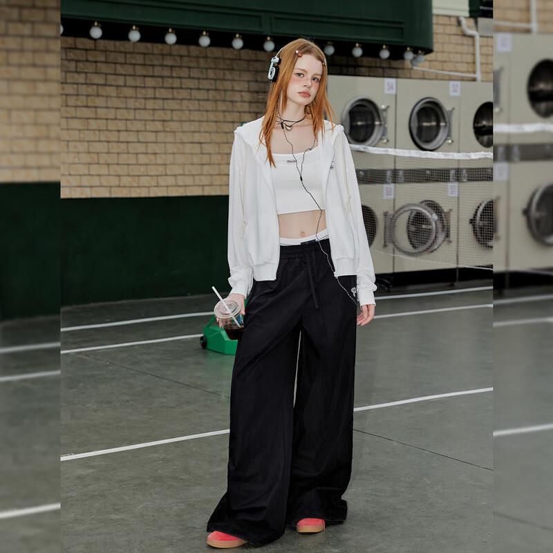 UNIFREE Women's Lightweight Quick-Dry High-Waist Wide-Leg Casual Pants