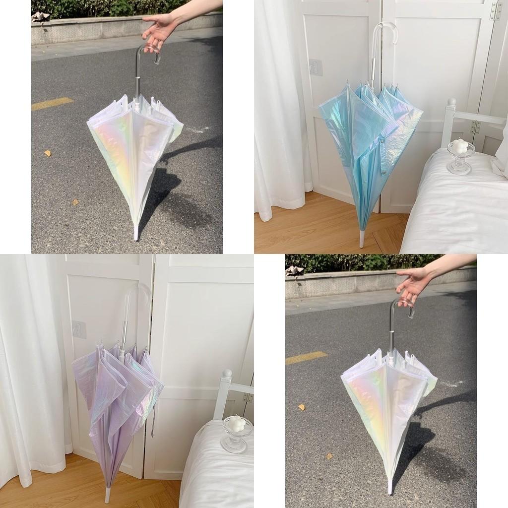 Style Korean Trendy Aurora Series Umbrella For Women Handle Long