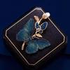 Luxury Brooch Women'S Exquisite Embroidery Butterfly Brooch Fashion Personality Pin Elegant Temperament Suit Accessories