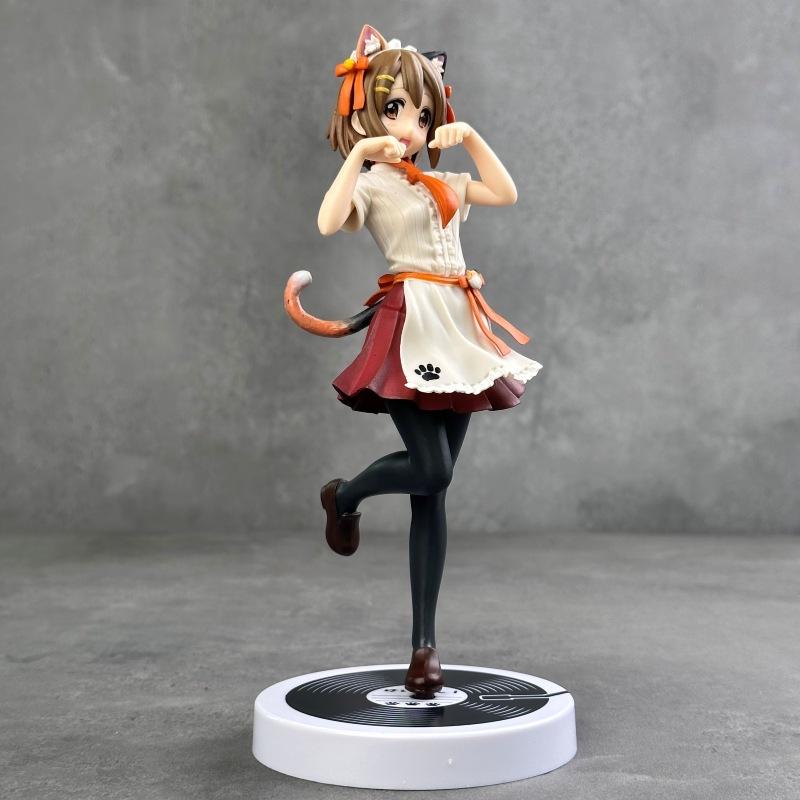 Light-sounding girl cat Nakano Azusa Hirasawa Yui two-dimensional cute beautiful girl hand-made model ornaments wholesale