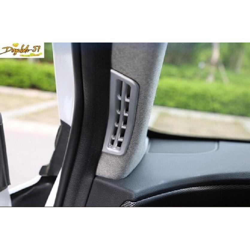 For Hyundai Santa Fe - Matte Silver 2X Upper Air Outlet Vent Cover Trim