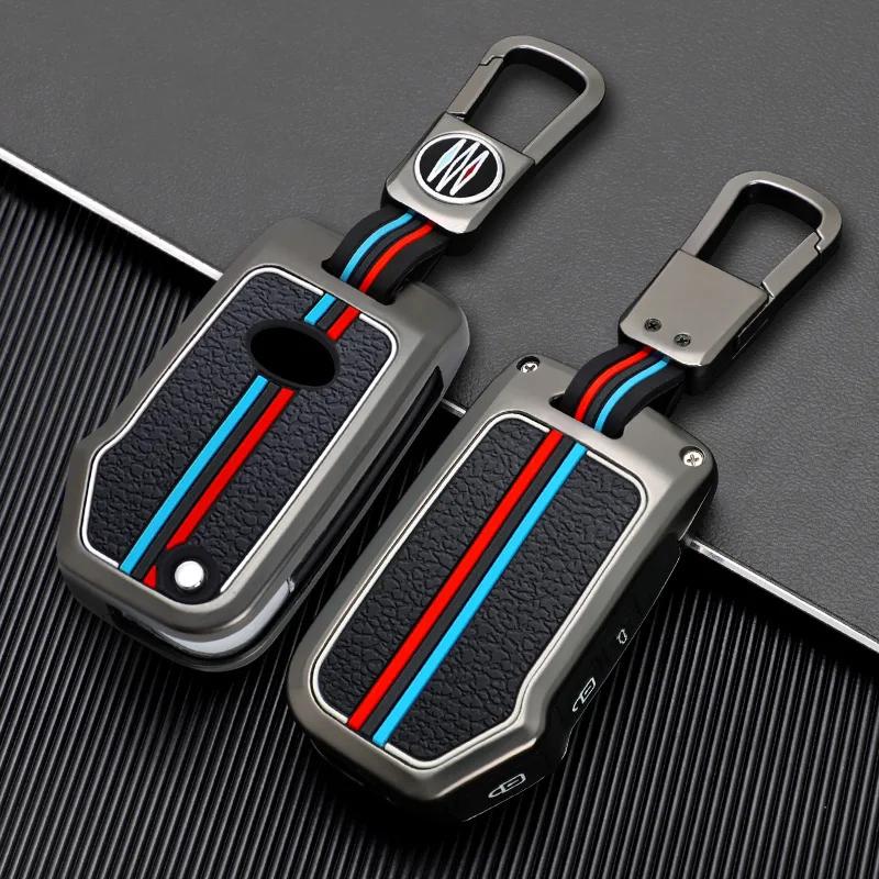 Styling Mouldings Zinc Alloy  Car Key Case Cover for KIA Ceed 2023 CD Forte 2018 2019 2021 Cerato 2019 K3 Gt Seltos Sportage 202