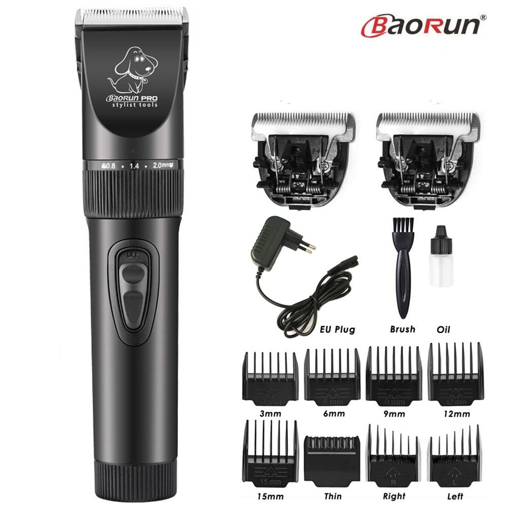 

BaoRun P6 P7 Профессиональный Грумг Комплект Аккумуляторная Собака Домашний Питомец Кошка Собака H Триммер Электрический Клипер Бритва Set H Cuttg he
