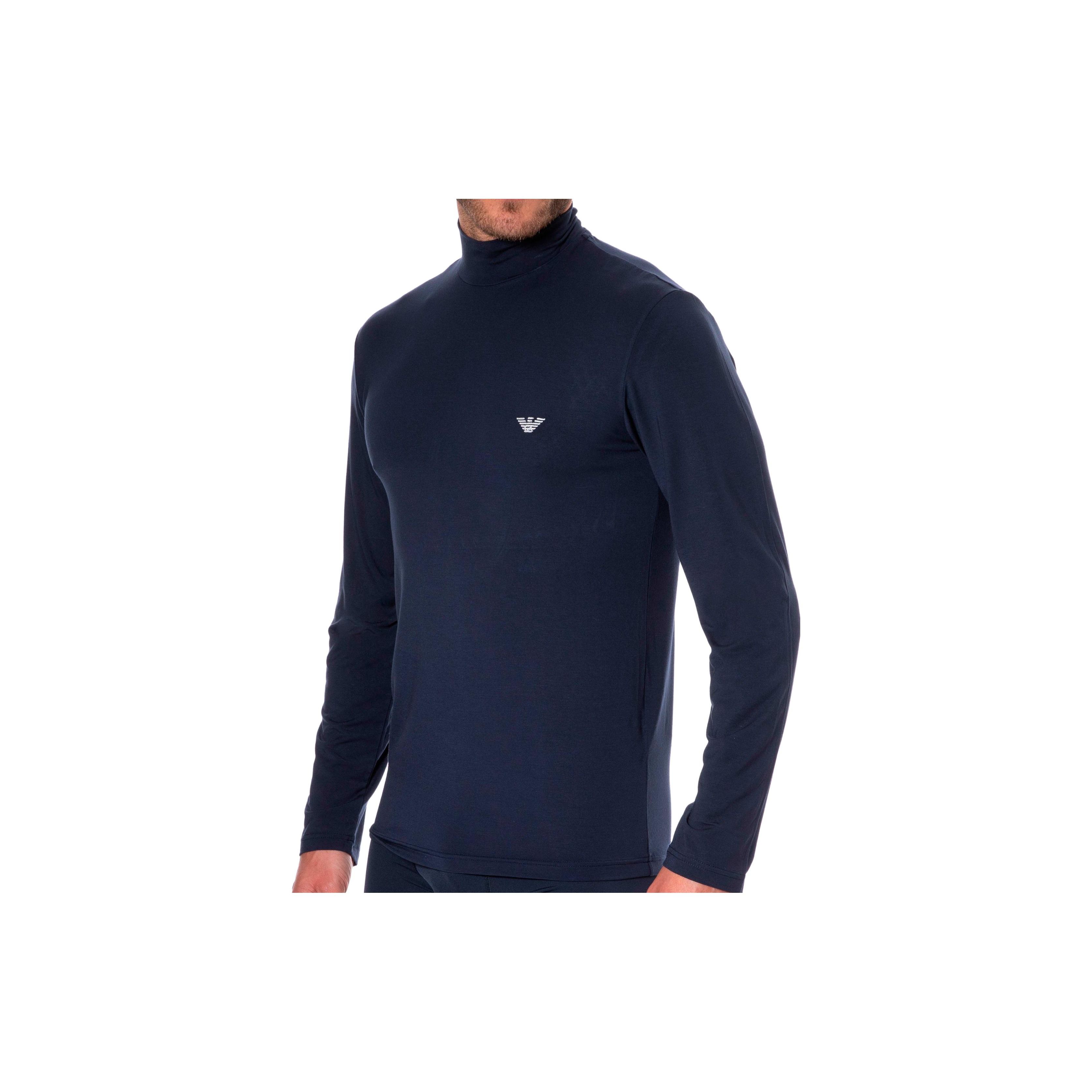 Emporio Armani Облегающий свитер-водолазка Мужская одежда Синий 112009-3F511-00135 M
