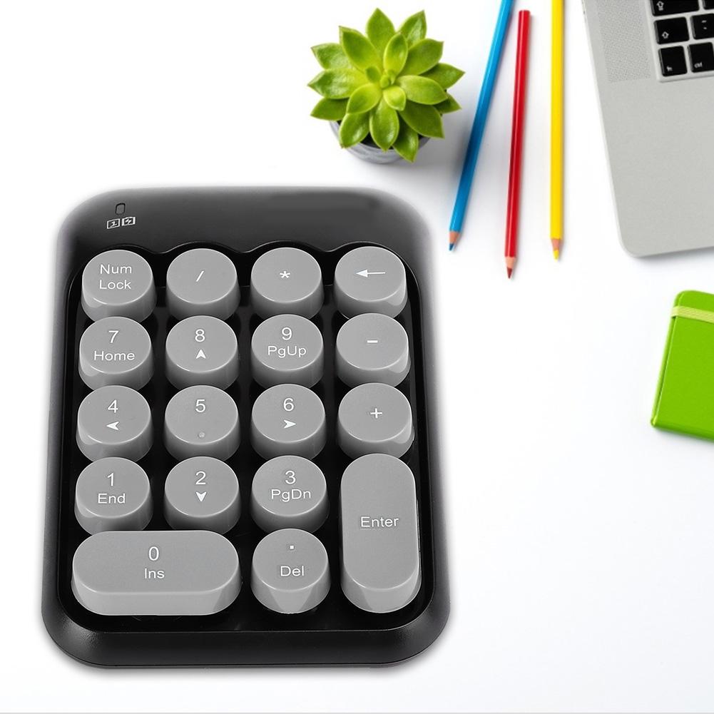 Satın alın 2.4G Wireless Keyboard Mini 18 Keys Numeric Keypad ...