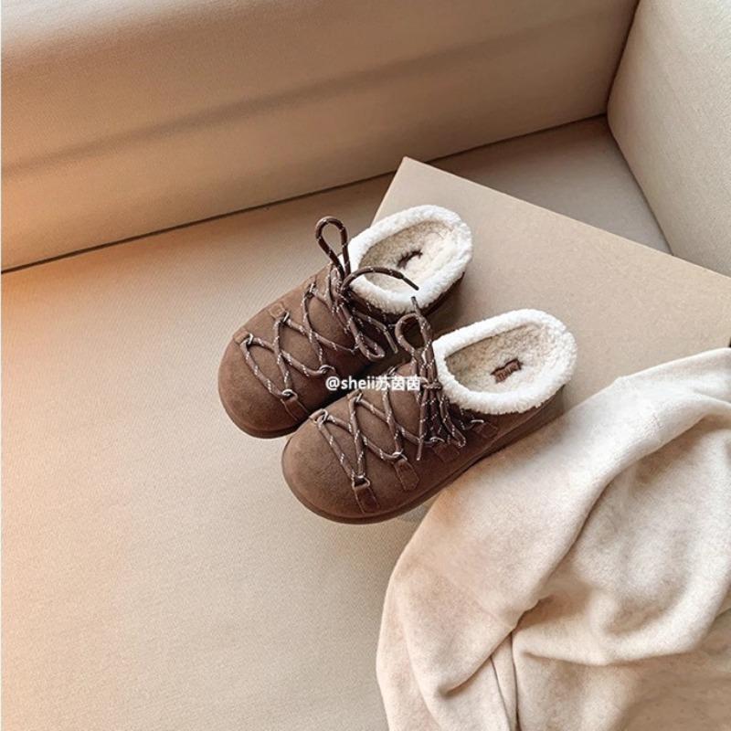 

[] Ремешок мелкие картофелины~ Теплые ремешок толстоподошвенные овечьей шерсти тапочки женские сумка голова половина тапочки 40