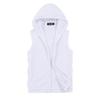 Men's Slim Fit Hooded Sleeveless Vest - Spring/Autumn, Plus Size, Lightweight Fitness Cardigan