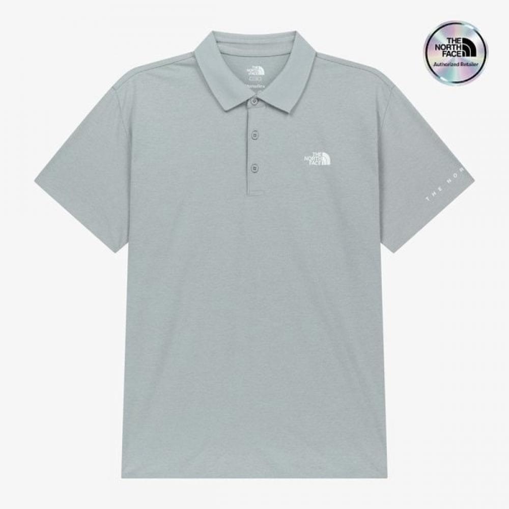 The North Face Stinson Short Sleeve Polo Stone Gray STONE GRAY/085