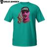 Urban Gangsta Tee – Pink Balaclava with Gold Grillz and Middle Finger