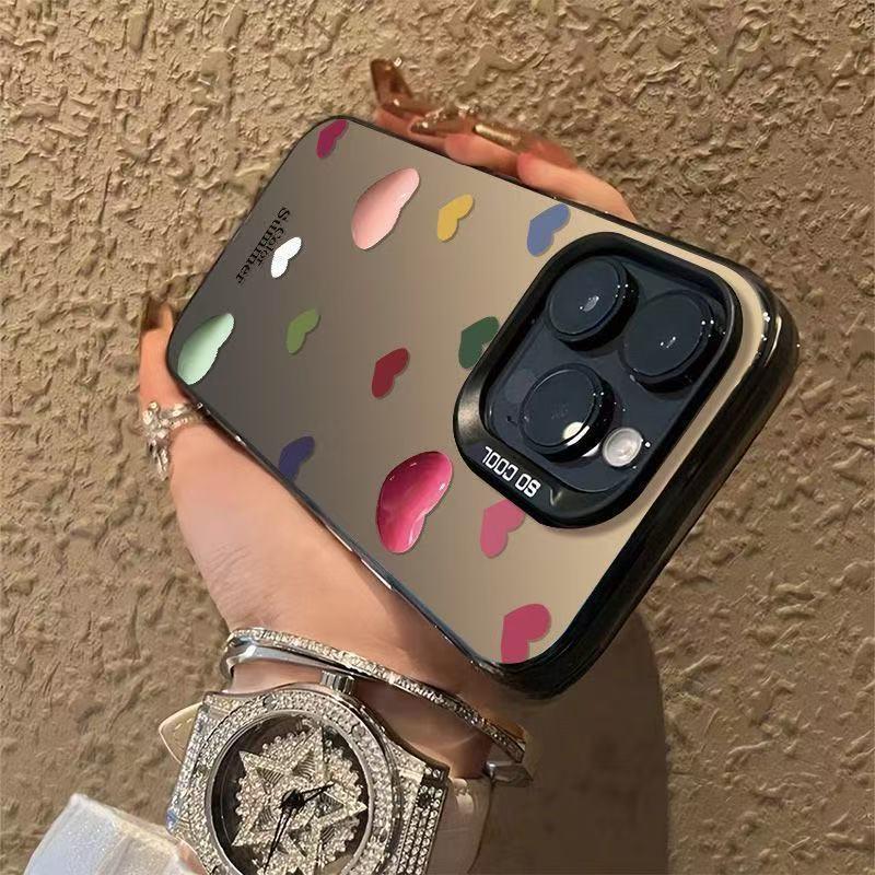 3D Heart iPhone Case - Drop-proof, Stylish, Fits iPhone Models 13 to 17 Pro Max