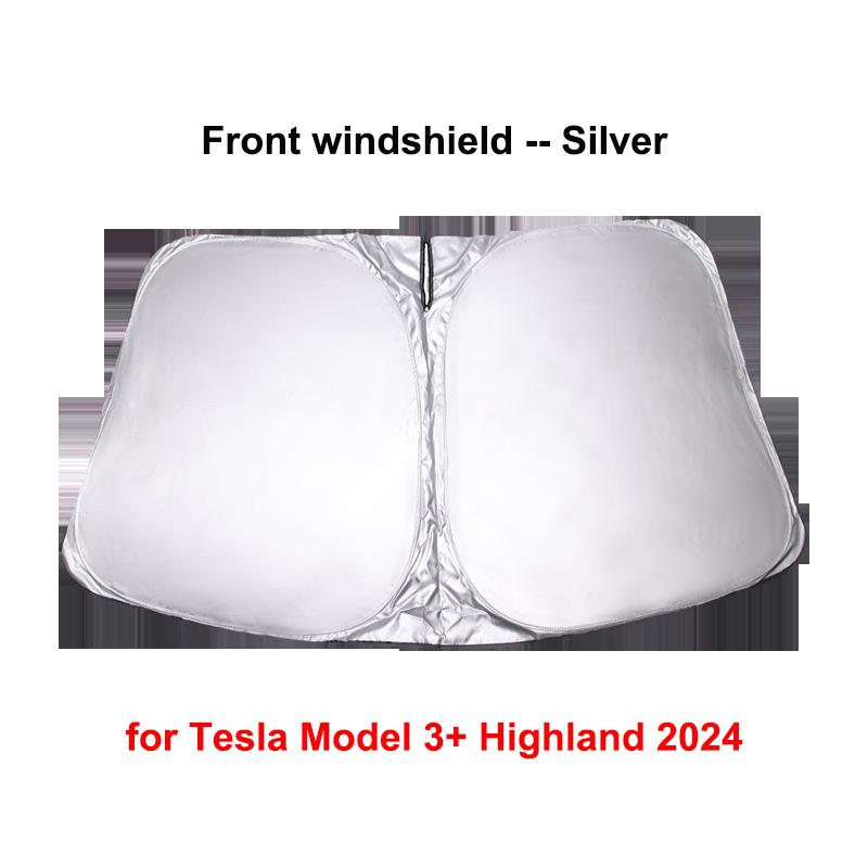 

Sun Roof Shade For Tesla Model 3 Highland 2025 Side Window Privacy Sunshade Skylight Blind Sunroof Shading Net Front Windshield