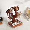 Fashionable Sturdy Wood Display Stand Portable Accessory for Multiple Watches and Bracelets Practical for Retail Use