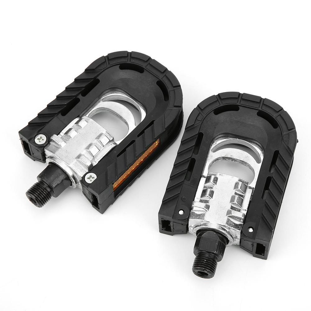 Bicycle Pedal Bike Accessories Aluminum Alloy Saw‑Shaped Edge Foot Ball Bilateral Foldable