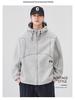 Men's Autumn Fleece Hooded Jacket - Warm, Loose, Casual Outdoor Wear