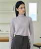 BIBYSEOB Neck Point Turtleneck Light Purple [T43]