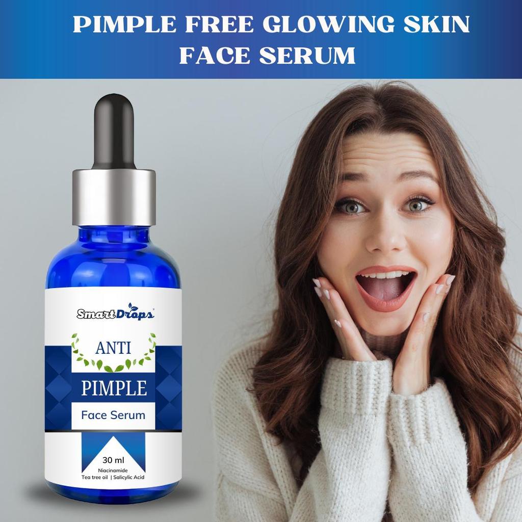 Anti Pimple Face Serum Brighten Skin Lighten Spots Hyaluronic Face Essence Skin Care, Pack 1